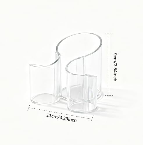 Cotton Pad Holder for Bathroom, cotton round holders Cups Dental Floss Dispenser - Image 3