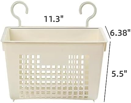 3PCS Plastic Hanging Baskets for Shower, Hanging Basket Organizer - Image 2