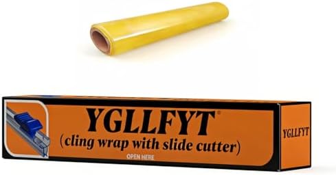 Plastic Food Wrap with Sliding Cutter by YGLLFYT