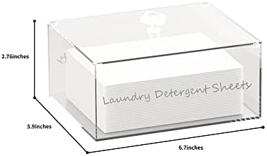 Acrylic Laundry Detergent Sheets Dispenser - Image 6