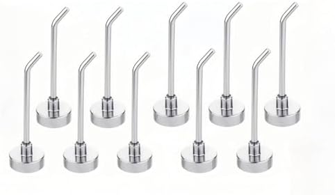 10 Pack Magnetic Hooks, Heavy Duty Neodymium Magnet Hooks by Unknown