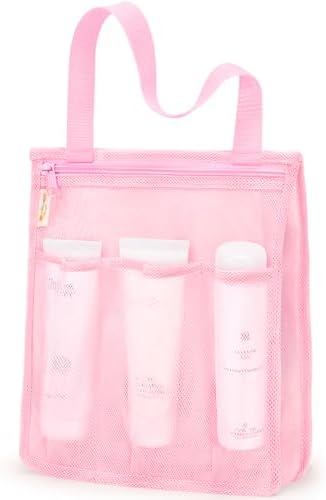 famichan Mesh Shower Caddy Portable, Gym Travel Camp Dorm Room Essentials by famichan