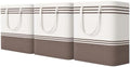 TranquilRelax 3-Pack Laundry Basket, Laundry Hamper, Khaki-100L by Unknown