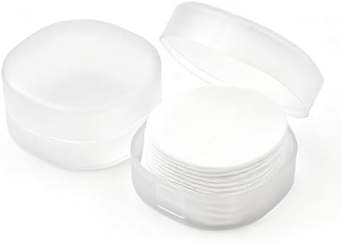 2 Pcs Portable Cotton Round Holder, Lightweight Cotton Round Dispenser by Unknown