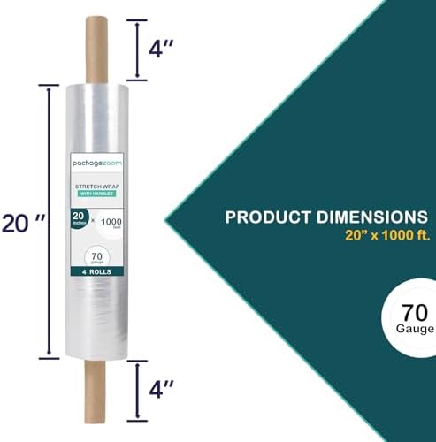 PackageZoom 20 inch x 1000 Feet Stretch Wrap - Image 2