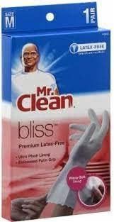 Mr. Clean Premium Latex-Free Gloves Bliss Medium Size - Image 3