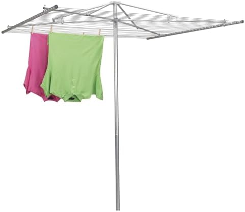 Household Essentials 17140-1 Rotary Outdoor Umbrella Drying Rack | Steel | by HouseholdEssentials