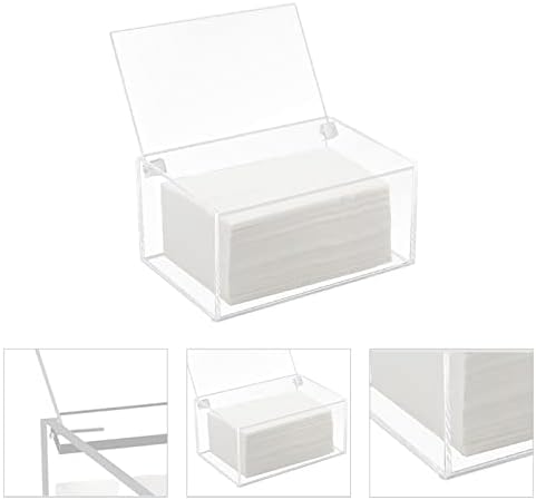 Watpot Acrylic Dryer Laundry Sheet Holder Dispenser Clear Container Box - Image 3