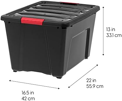IRIS USA 6-Pack 54 Quart Storage Bins - Image 2