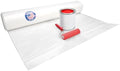 IDL Packaging Clear 4 mil Construction Plastic Sheeting, Slide&Slip by IDLPackaging