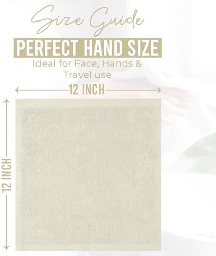 DAN RIVER 12 Pack Cotton Wash Cloths Set - Image 2