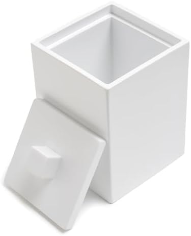 Bathroom Qtip Holder, Resin Cotton Swab Holder - Image 3