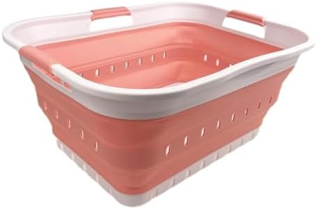 SAMMART 42L Collapsible Plastic Laundry Basket by SAMMART