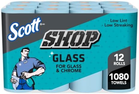 Scott Shop Towels Glass, 90 Towels/Roll, 12 Rolls/Case by Scott%C2%AEShopOriginal