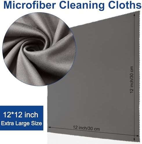 Frienda 12 Pack Large Glass Cleaning Cloth - Image 2