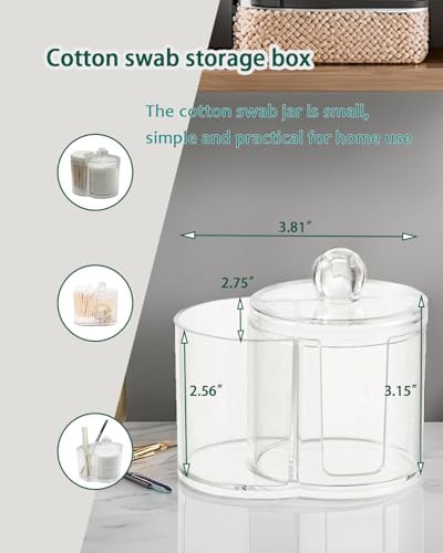 2-in-1 Cotton Swab and Cotton Round Holder - Image 3