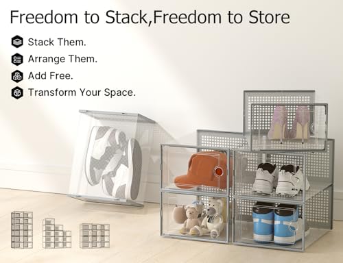 Kuject XX-Large Shoe Storage Boxes 12 Pack - Image 6