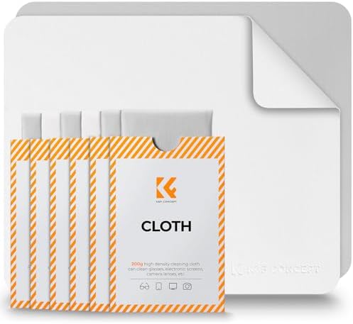 K&F CONCEPT Microfiber Lens Cleaning ClothX30, Glasses Cleaning, High Density by KFCONCEPT