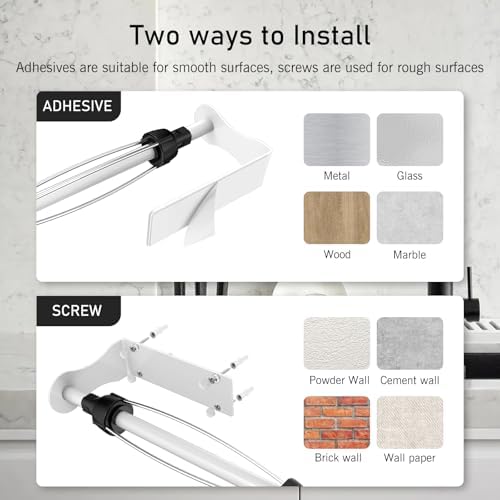 SetSail Paper Towel Holder, Paper Towel Holder Under Cabinet - Image 5