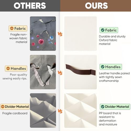 OIAHOMY 4 Pack Shoe Organizer for Closet, Foldable Shoe Storage Bins - Image 6