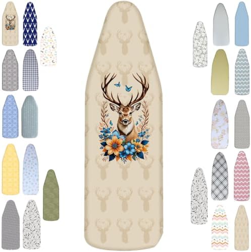 Insulated Mini Ironing Board Cover and Pad 11.8x35.4-15.7x43.3 Inch, 100% by Unknown