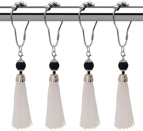 Set of 12 Boho Shower Curtain Hooks by SmallUpgradesBetterLiving