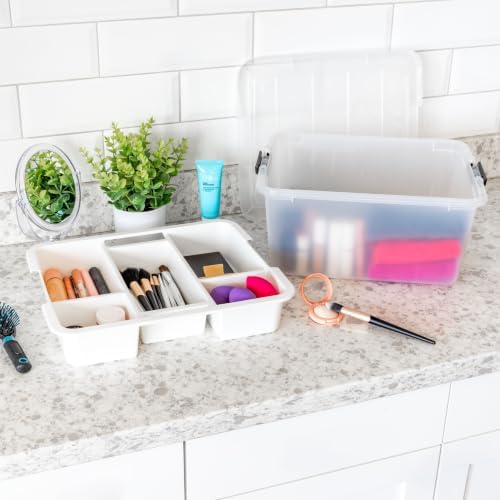 IRIS USA 18 Quart Clear Storage Organizer - Image 5