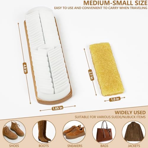 2Pcs Suede Shoe Brush and Eraser Suede Nubuck Cleaning Brush - Image 6