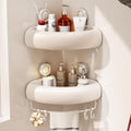 CICUFY Shower Caddy Suction Cup, 2 Pack No Drilling Corner Shower Shelves by CICUFYOfficial