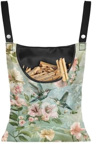Hummingbird Spring Space-Saving Clothespin Bag by CREAMIC
