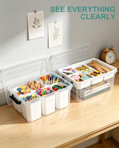 EOENVIVS Clear Storage Bins - Image 3