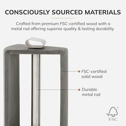 Anji Mountain Wooden Paper Towel Holder - Image 3