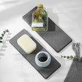 Razborci 2PCS Bathroom Trays, Water Absorbing Diatomite Stone Quick Drying Mat by Razborci