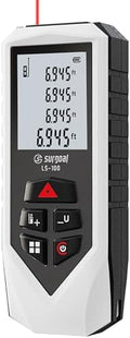 Laser Distance Measure Backlit LCD Measuring Tool 328FT by SGSURGOAL