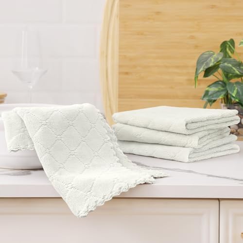Homaxy 12 Pack Super Soft Absorbent Dish Cloths - Image 6