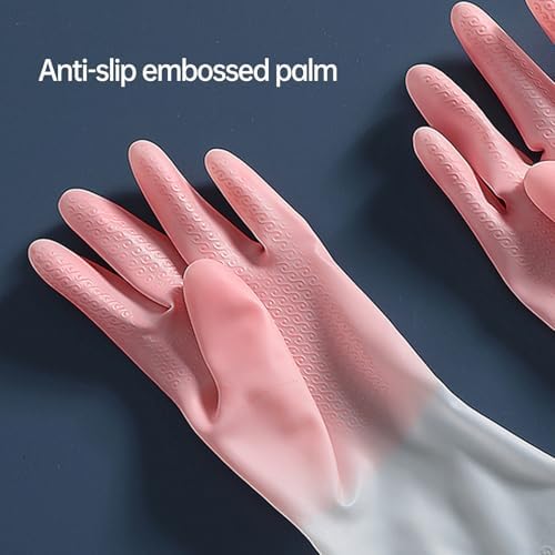 Dish Gloves for Women, Rubber Gloves for Cleaning Bathroom - Image 3