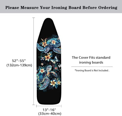 Sea Turtle Ironing Board Covers Standard Stylish Washable Ironing Board - Image 5