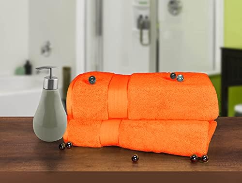 GLAMBURG 700 GSM Premium Cotton 2-Pack Oversized Extra Large Bath Sheet Set - Image 4