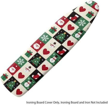 Flashideas Red Christmas Plaid Ironing Board Cover Ventilate Resist Scorching - Image 6