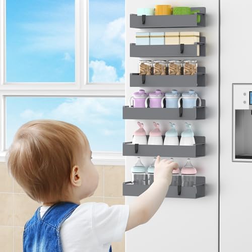 HuggieGems 6 Pack Magnetic Spice Rack Organizer - Image 7