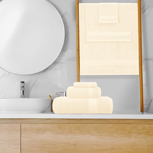 GLAMBURG Ultra Soft 8-Piece Towel Set - Image 4