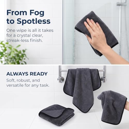 Jeaver Window Cleaning Cloth XXL 24x16 Inches, Jeaver Microfiber Cleaning Cloth - Image 2