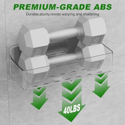 Adhesive Shower Caddy Shower Shelves Bathroom Organizer and Storage - Image 5