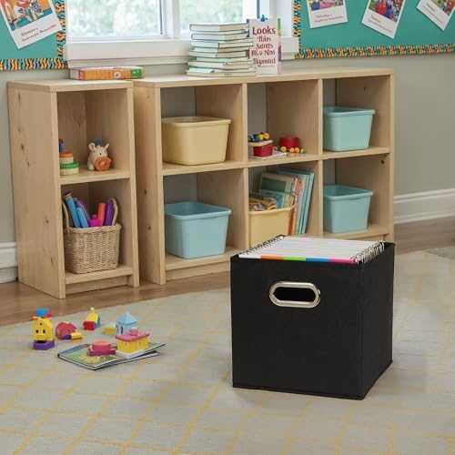 Household Essentials Foldable Fabric Storage Bins 6 Piece Set, Strong - Image 6
