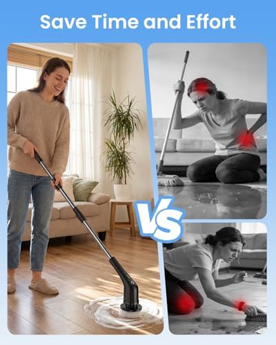 Electric Spin Scrubber, Cordless Cleaning Brush - Image 5