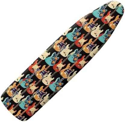 Elestric Guitar Steam Ironing Board Cover, Colorful Guitars 15x54 Inch Standard by Daulesho