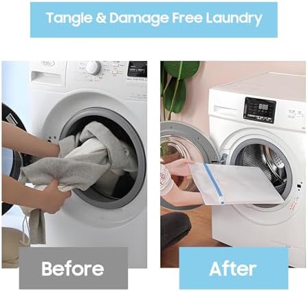 4 Pack Large Fine Mesh Laundry Bags - Image 6