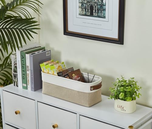 DECOMOMO Narrow Storage Bins, Small Storage Baskets - Image 5