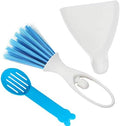 SEIS 3 Pack Hamster Dustpan and Broom Set Mini Guinea Pig White Dancer Design by SEISPetSupplies