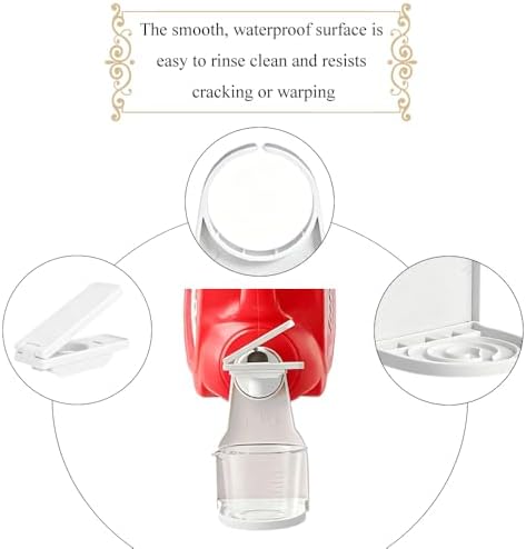 Haruyuki Laundry Liquid Soap Detergent Dispenser Cup Holder White 1 Pieces ABS - Image 5